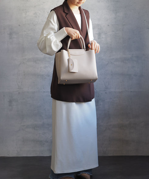 【雑誌掲載】2WAYトートバッグ カードケースセット 17-1033